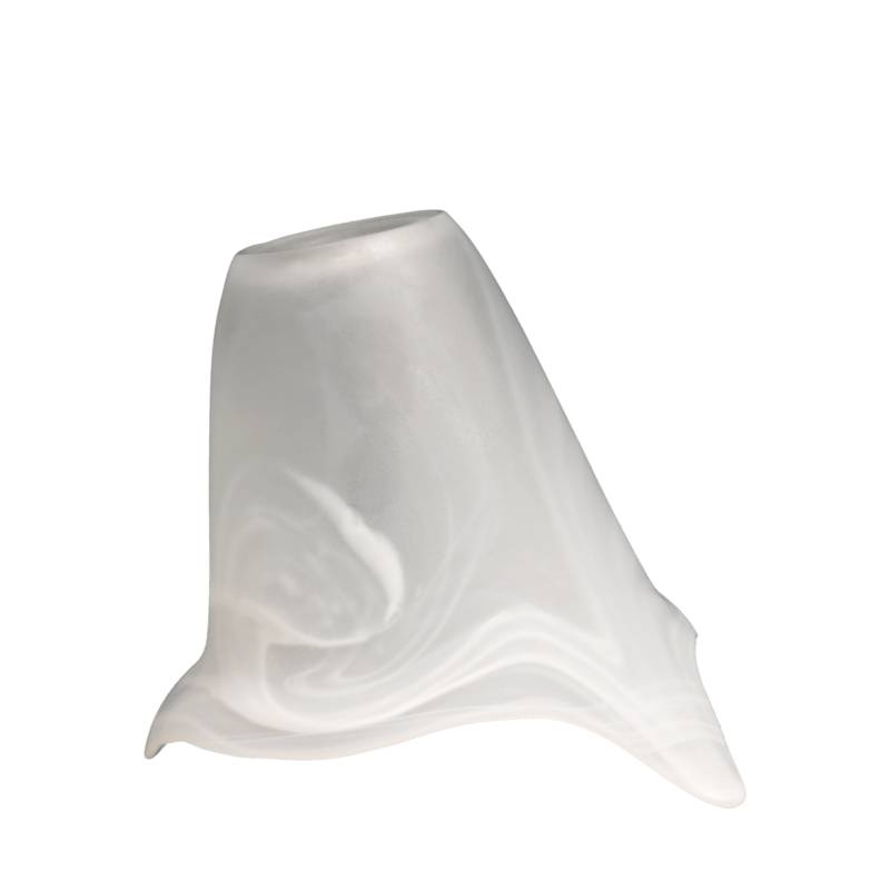 Clear Glass Matte Lampshade With Alabaster D Mm For