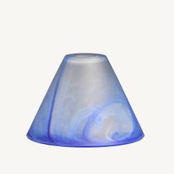 Clear glass matte lampshade...