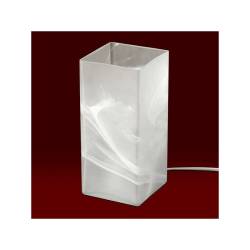 Clear glass matte lampshade...