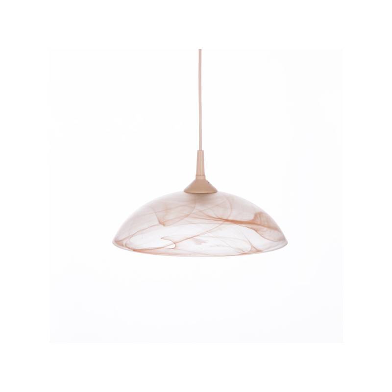 Lampe 1107 hell matt mit Alabaster - d. 300/42 mm