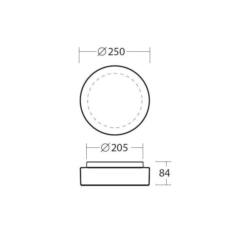 Opal matte ceiling ELSA 1 - d. 250 mm - Binding from OSMONT s.r.o ...