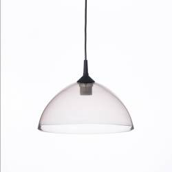 Clear glass painted lamp 1059 - d. 300/42 mm