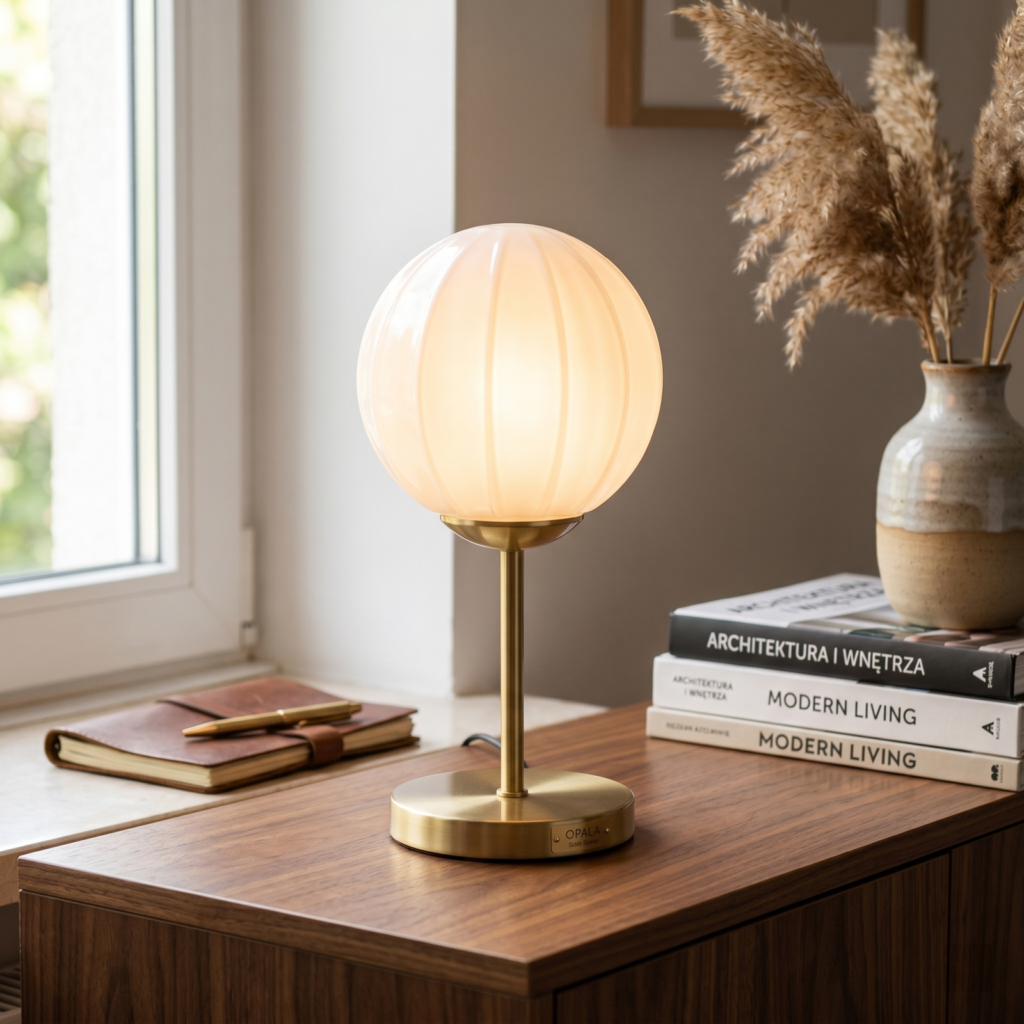 Klosz 5462 opalowy z gwintem - śr. 168/84,5 mm